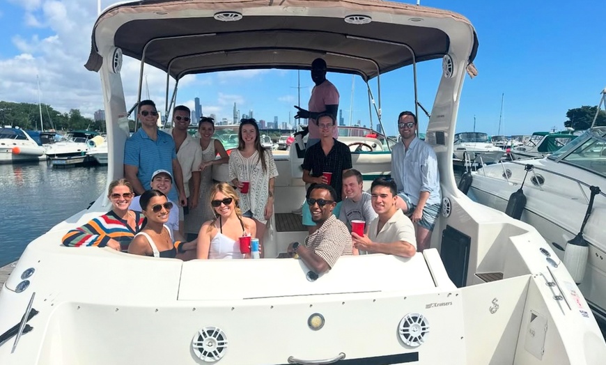 Image 8: 3 or 5-Hour Yacht Rental on 32ft Bad Boys V2 or Any Yacht