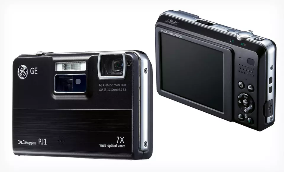 $89.99 for a GE Power Pro PJ1 14.1MP Digital Camera and Pico Projector ($259.99 List Price). Free Shipping and Returns. - Second Medium