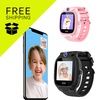 Image 1: 4G Kids' GPS Tracker Smart Watch Available in Pink, Black, or Blue