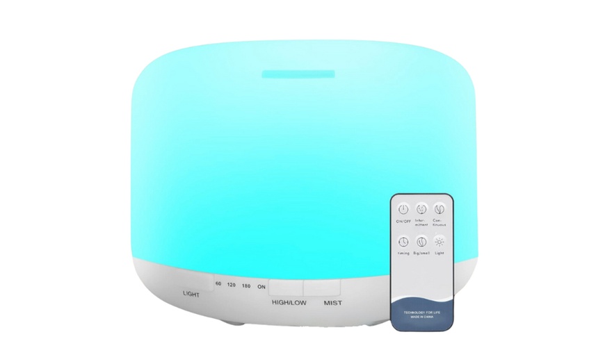 Image 4: Aromatherapie-Diffusor mit LED-Beleuchtung und Fernbedienung