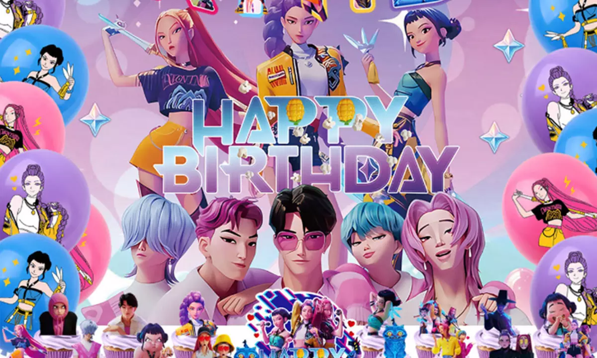 Geburtstagsdekorationsset im Monster Hunters-Design