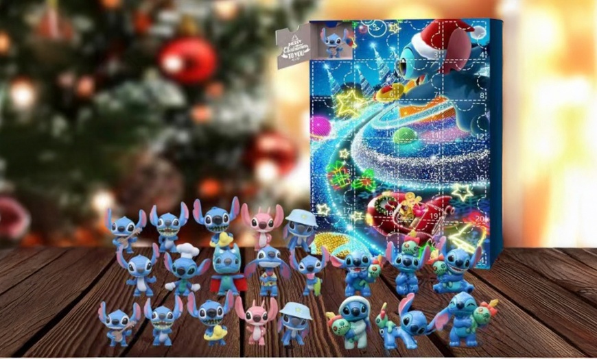 Image 1: Stitch Christmas Advent Calendar Box