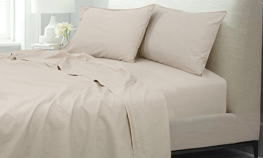 Image 1: Completo letto stone washed in cotone