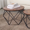 Image 9: Lot de 2 tables basses rondes