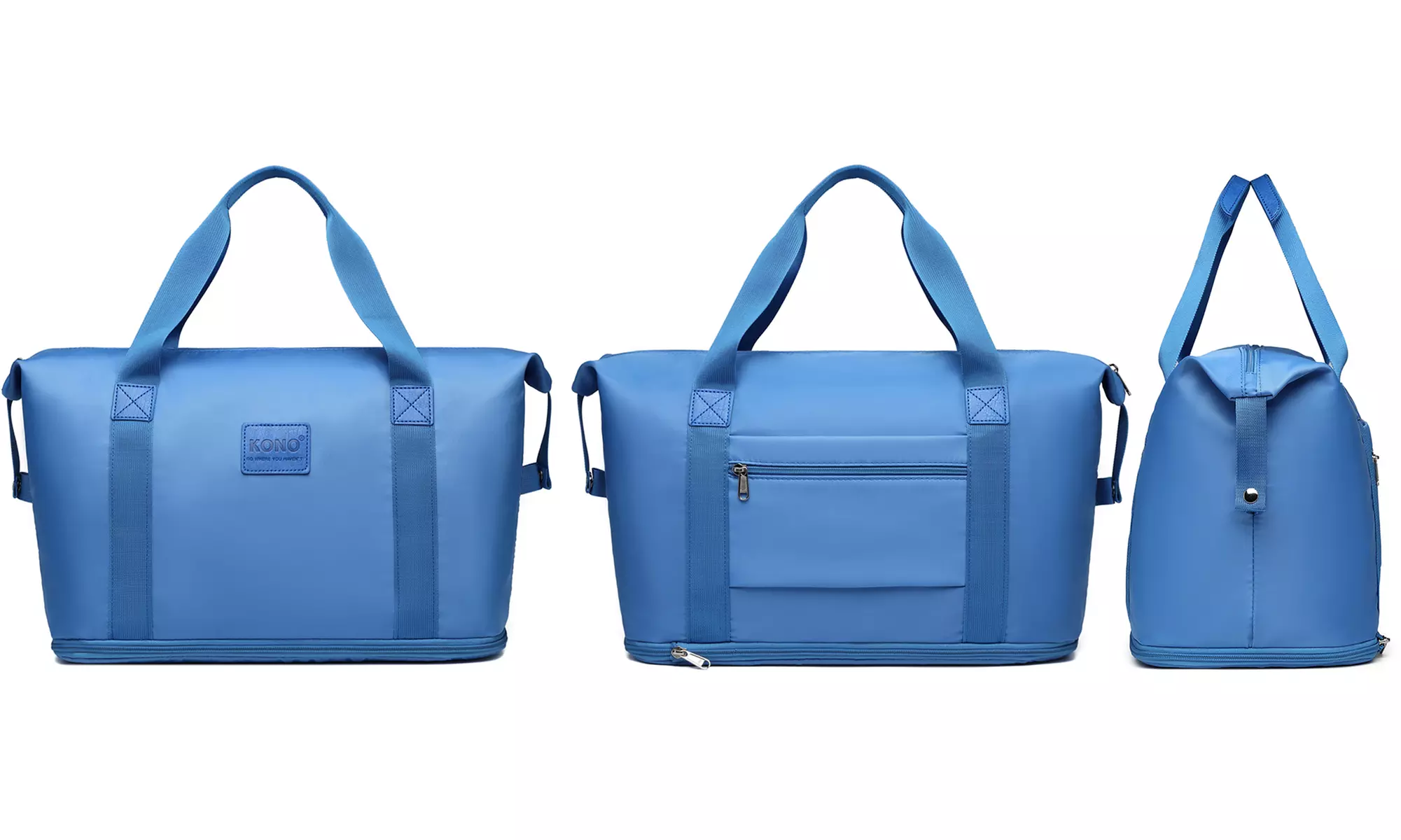 KONO Wasserfeste Reisetasche & Kulturbeutel