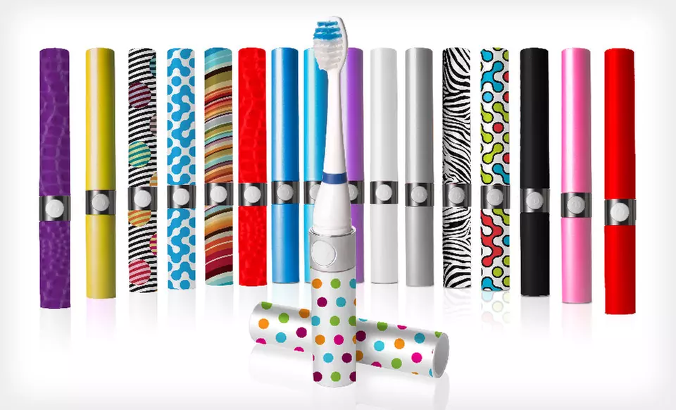 $9.99 for a Violight Slim Sonic Toothbrush ($14.95 List Price). 18 Designs Available. - Primary Image