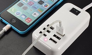 6-Port USB Charging Station