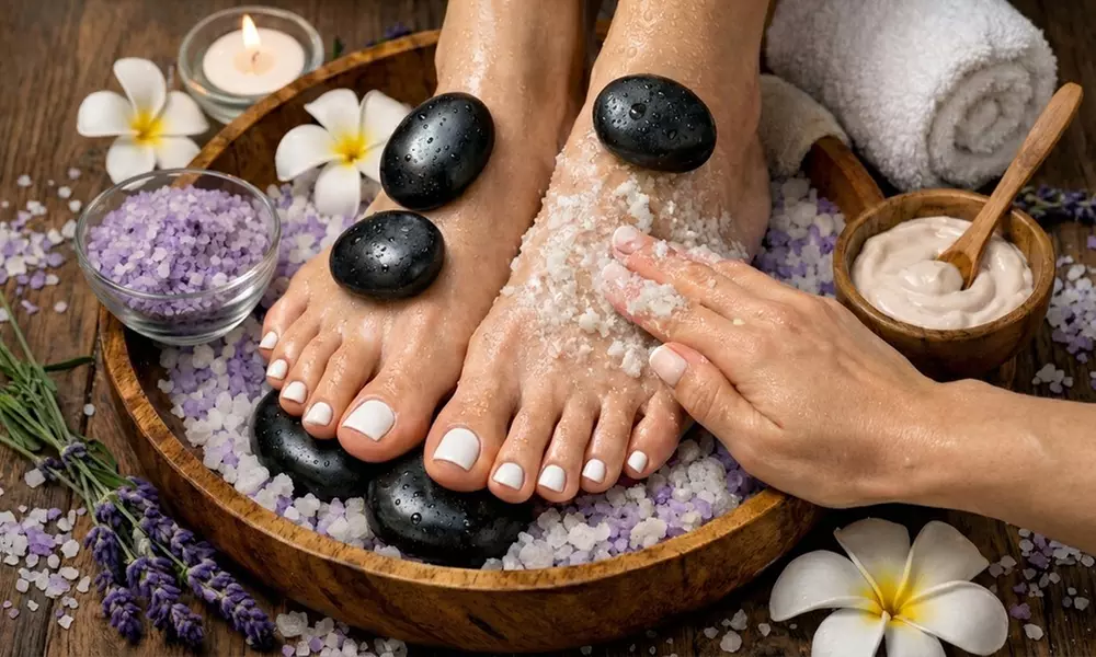 Signature Pedicure: Deep Care, Relaxation & Polished Finish for Feet