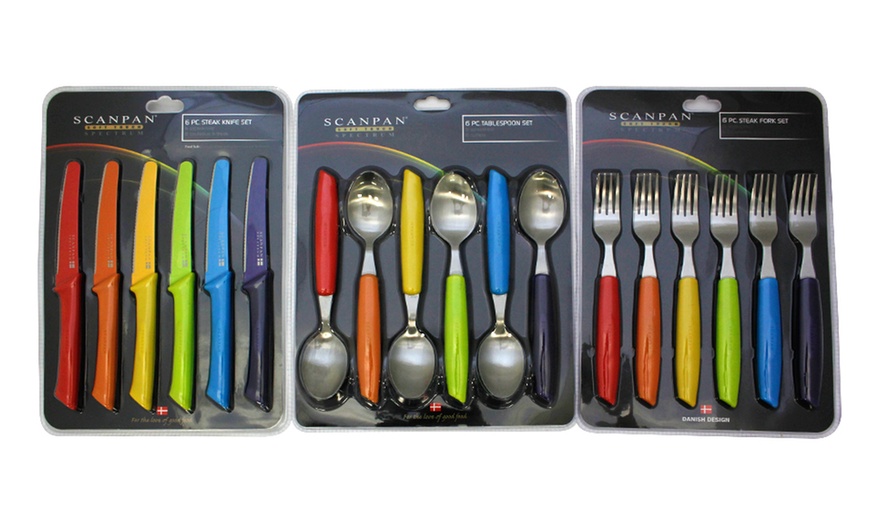 Image 3: SCANPAN Multi-Colour Cutlery Set