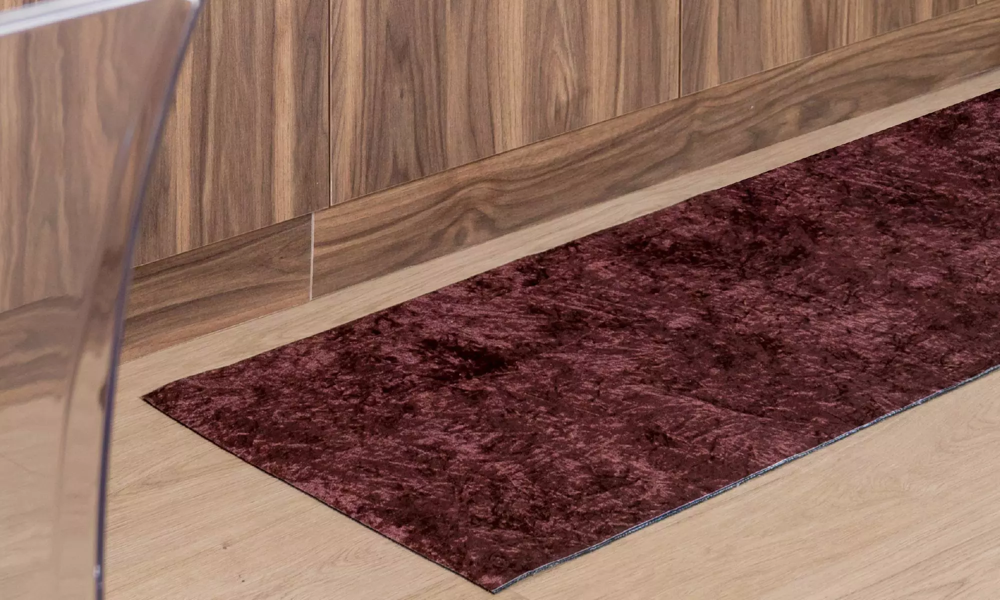 Alfombra de terciopelo elegante