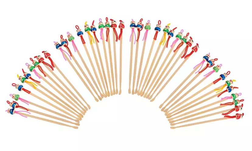 1, 2 ou 4 lots de 10 cure-oreilles en bambou écologiques et réutilisables - Image 6