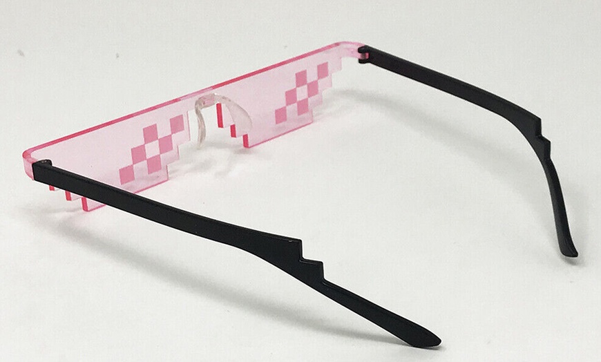 Image 15: Thug Life Glasses Deal With It Sunglasses MLG Eyewear Unisex Meme Cool 8 Bit