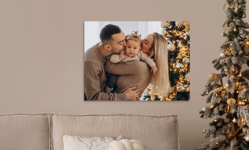 Image 1: Jouw foto op canvas