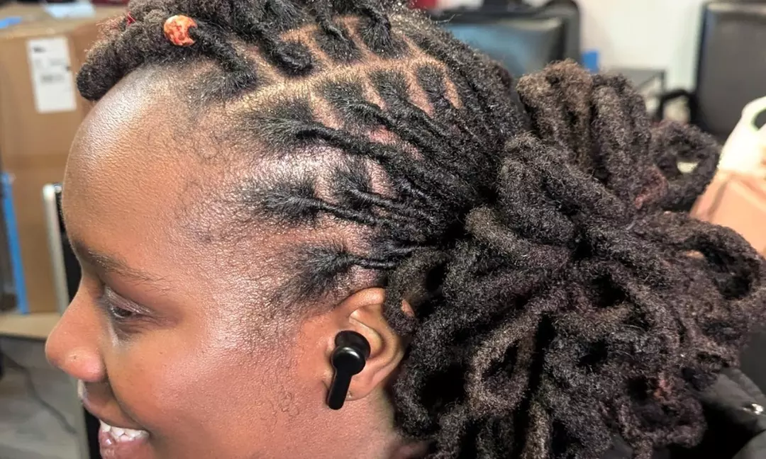 Shampoo + Retwist, Loc Style, Or Traditional Starter Locs for Professional Styling at Rbg Styles (Up To 49% Off) - Primary Image