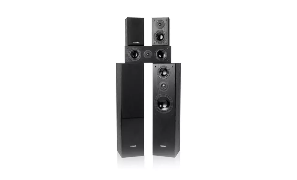 Fluance Home-Theater Surround-Sound 5-Speaker System (AVHTB). Free Returns. - Second Medium