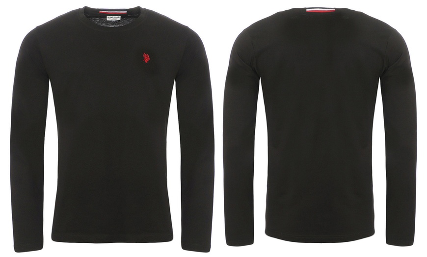 Image 4: Polo à manches longues pour homme de US Polo Assn
