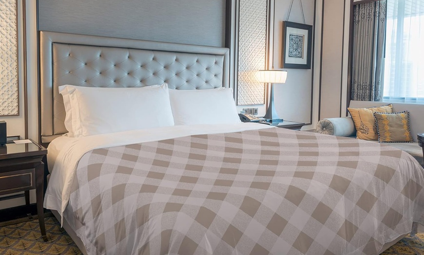 Image 11: Couette d'été en 100 % coton piqué doux