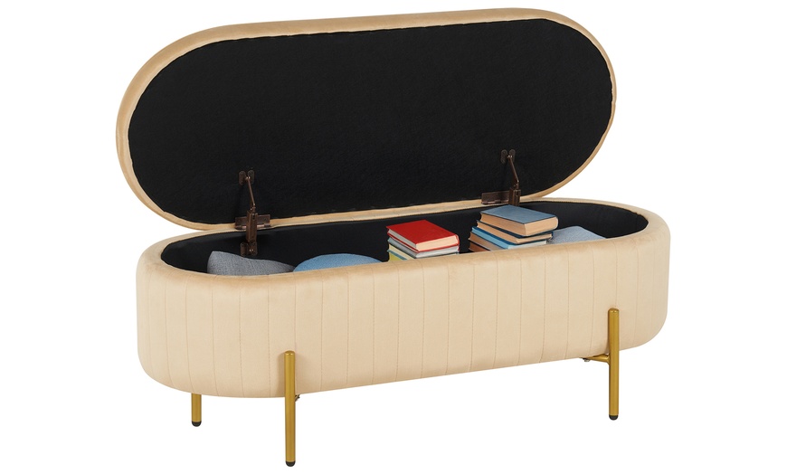 Image 22: Pouf contenitore a divanetto