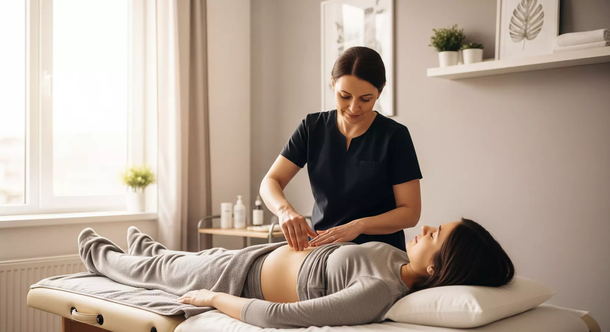 60 Min. Biodynamische, Schwangerschafts- oder Wochenbett-Behandlung