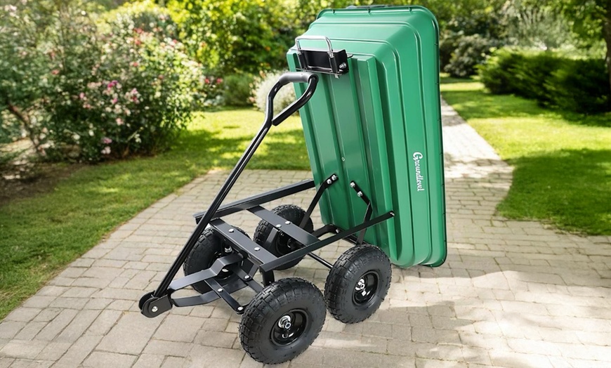 Image 5: Heavy-Duty Tipper Garden Cart