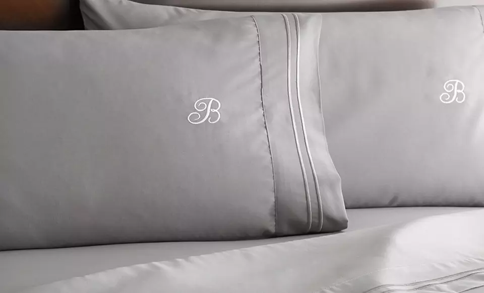 Bellissimo Monogrammed Sheet Set (Up to 75% Off). 8 Colors Available. Free Shipping and Returns. - Second Medium