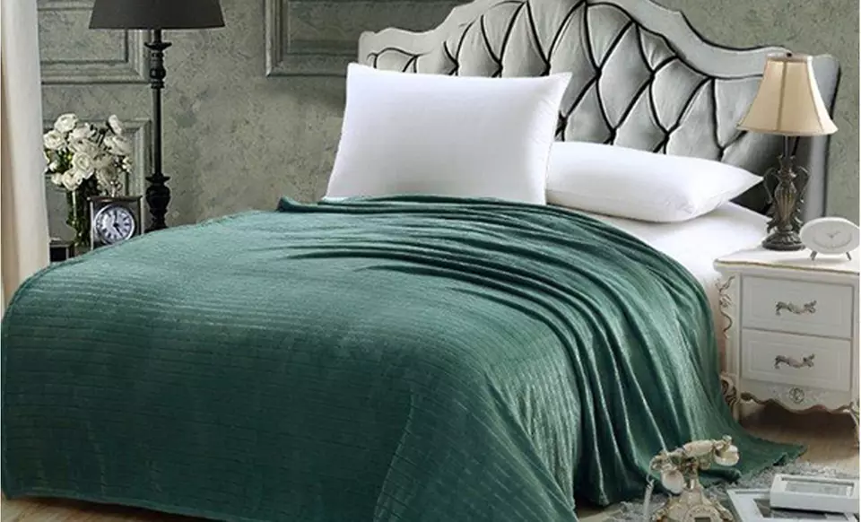 Satin Stripe Blanket - Primary Image