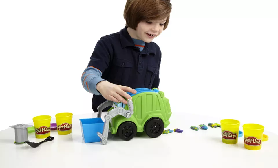 Play-Doh Chomper the Excavator or Trash Tossin' Rowdy the Garbage Truck. - Primary Image