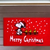Image 1: 1 of 2 Snoopy deurmatten in kerst-ontwerp