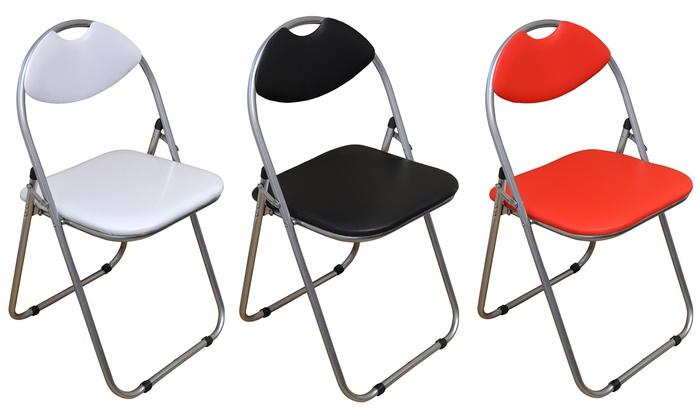 Padded Folding Desk Chairs Groupon