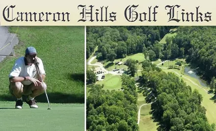 $39 for One Day of Unlimited Golf for Two at Cameron Hills Golf Links, including Cart Rental, Player's Packs, and Two Draft Beers (Up to $158 Value) - Primary Image