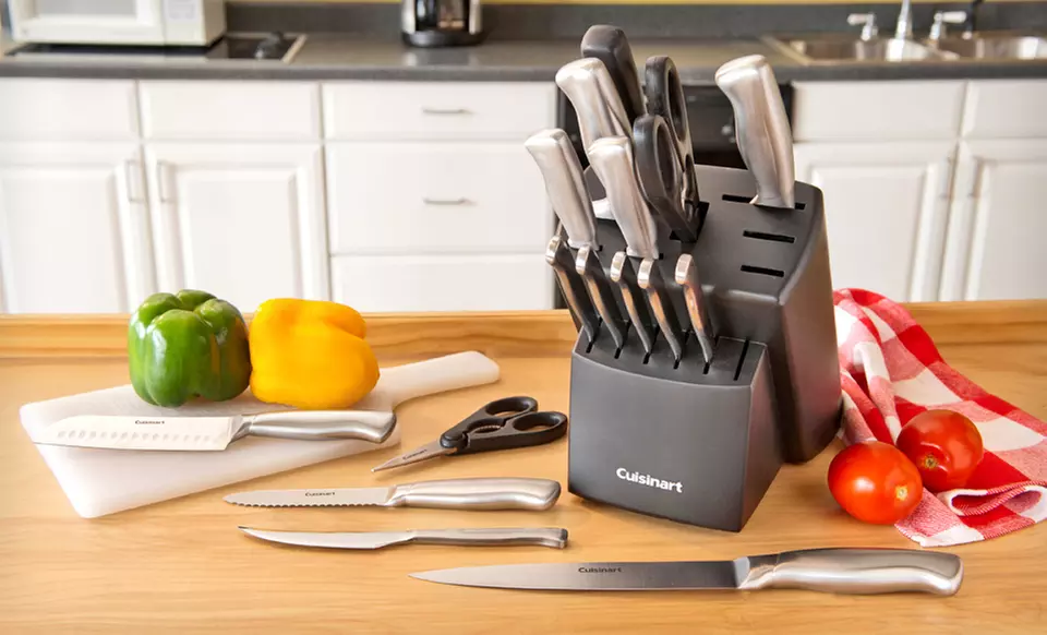 $54.99 for a Cuisinart 17-Piece Forged Stainless Steel Cutlery Set ($169.99 List Price). Free Shipping and Free Returns. - Primary Image