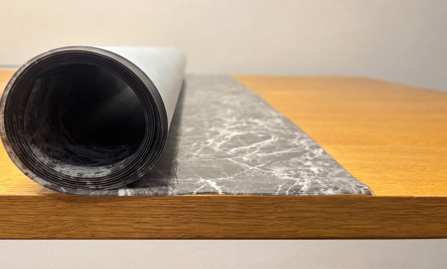 Image 1: Tovaglia effetto marmo 100% pvc