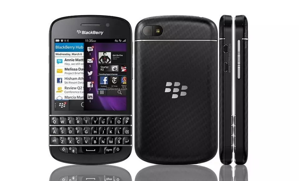 Blackberry Q10 3.1" 16GB 4G LTE Smartphone (GSM Unlocked) - Primary Image