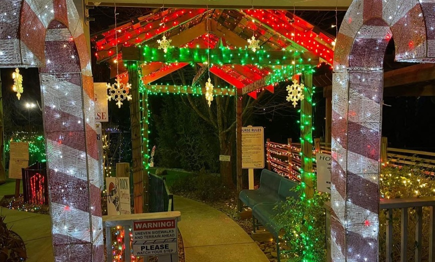 Image 2: Up to 40% Off 18 Holes of Holiday Lights Mini-Golf