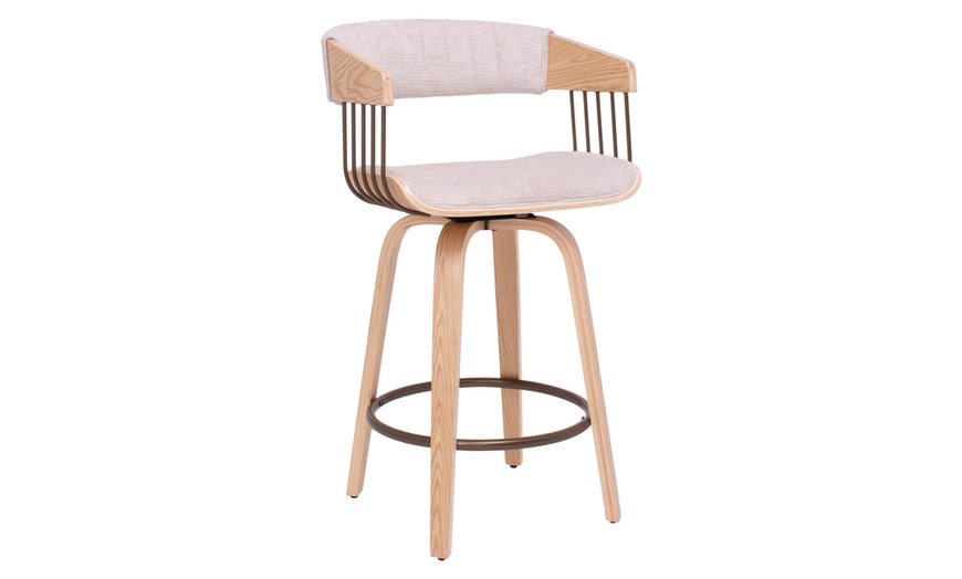 Image 6: Juego de 2 taburetes de bar