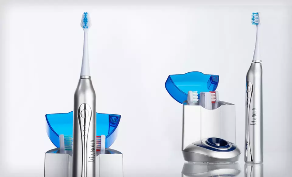 Diamond 2.0 Ultrasonic Toothbrush and UV Sanitizer - Primary Image