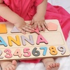Image 4: Personalized Wooden Name Puzzle Board by Justyling Up to 81% Off