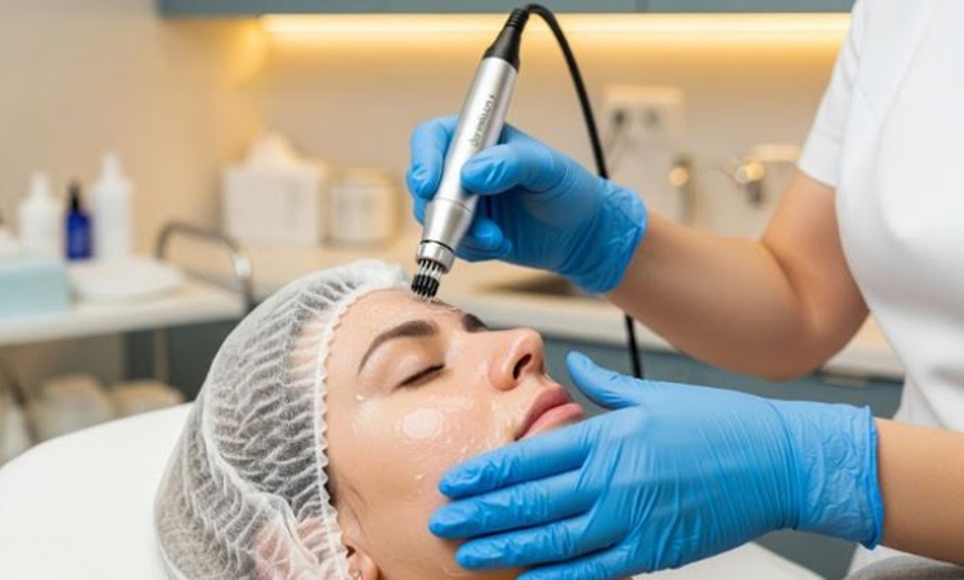Image 1: Get One or Two  session of Dermapen 4 Full Face Microneedling