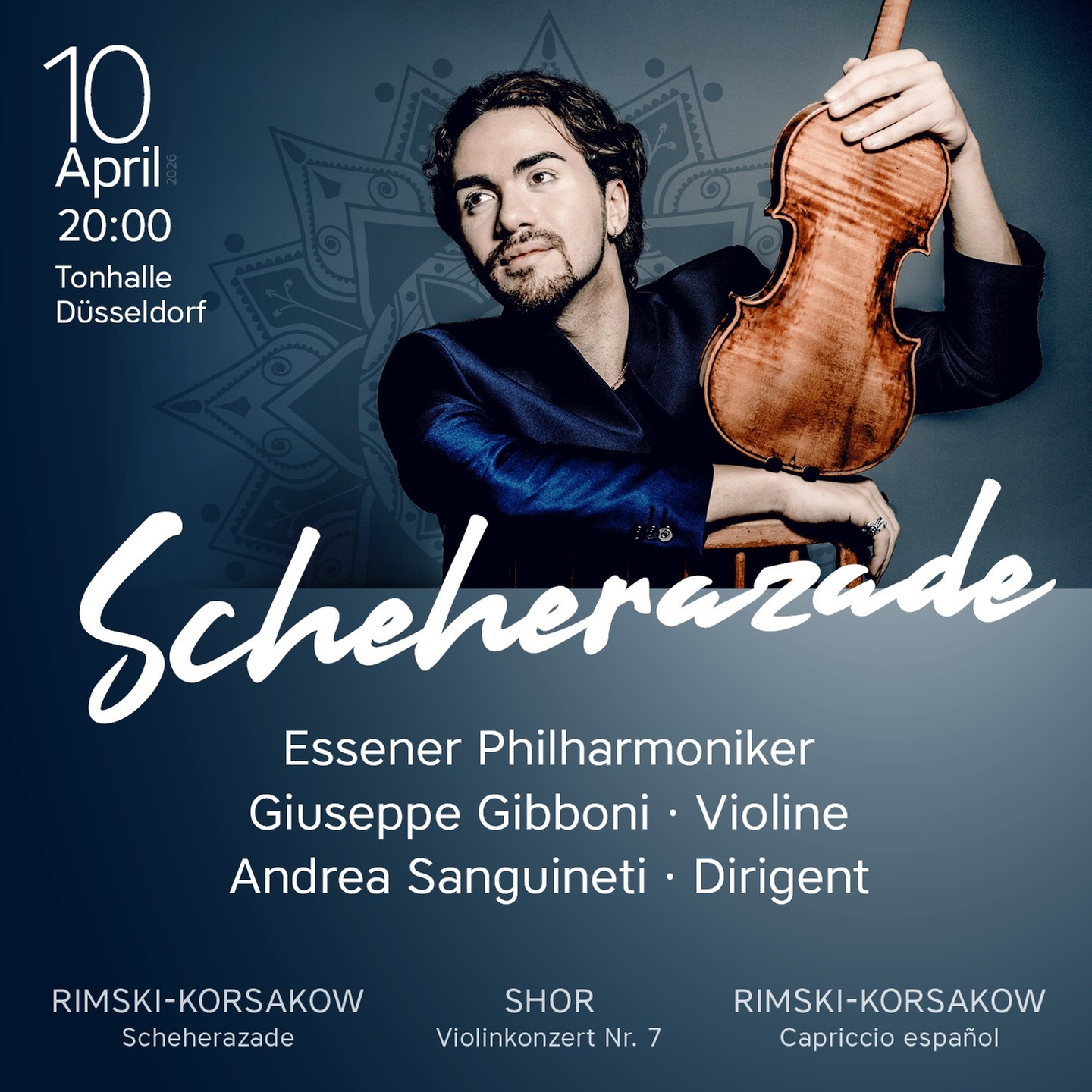 Ticket für „Capriccio“ am 08.04. oder „Scheherazade“ am 10.04.