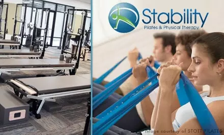 $23 for Three Pilates Mat or Yoga Classes at Stability Pilates and Physical Therapy ($60 Value) - Primary Image