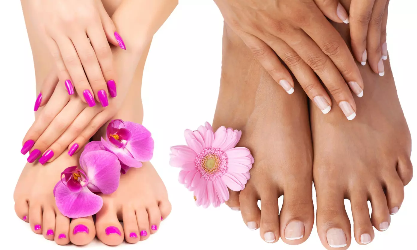 One Regular Mani-Pedi or Gel Manicure and Regular Pedicure at Upper Cuts Salon and Spa (Up to 54% Off) - Primary Image