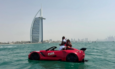 Enjoy a thrilling 20-minute ride on a high-performance jet car in dubai