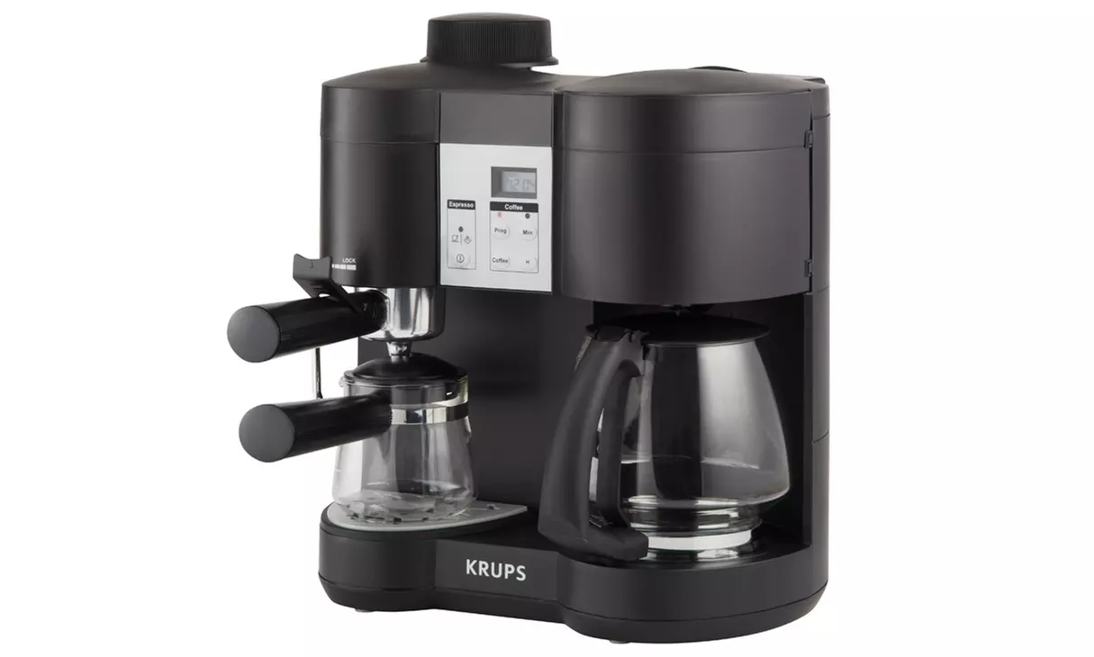 Krups XP160050 Coffee Maker and Espresso Machine (Refurbished) - Primary Image