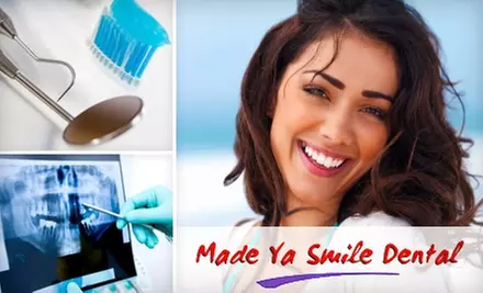$49 for Exam, Cleaning, Consultation, and a Set of X-Rays at Made Ya Smile Dental ($304 Value) - Primary Image
