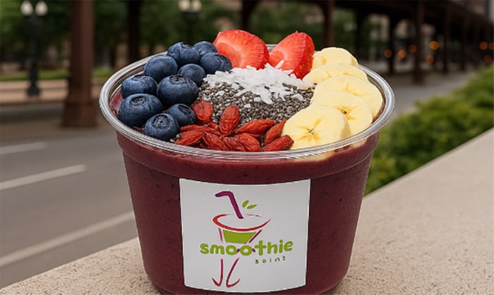 $10 or $20 Worth of Food & Drink or Two Smoothies