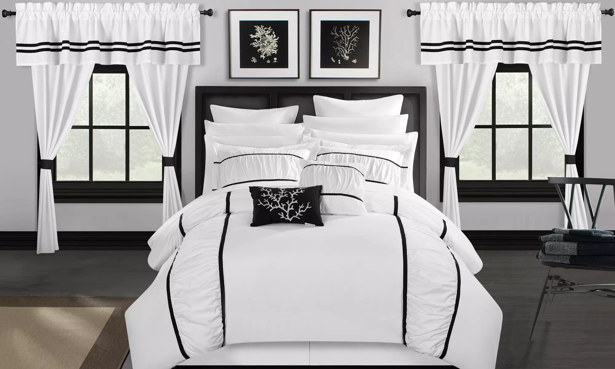 Bedroom in a Bag Comforter Set (24-Piece) - Second Medium