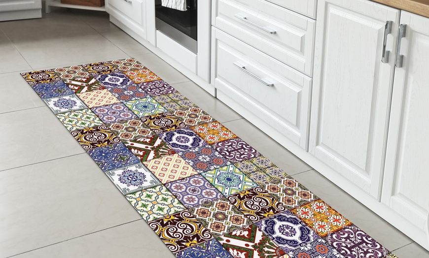Image 11: Non-Slip Kitchen Runner Rug with Digital Print 