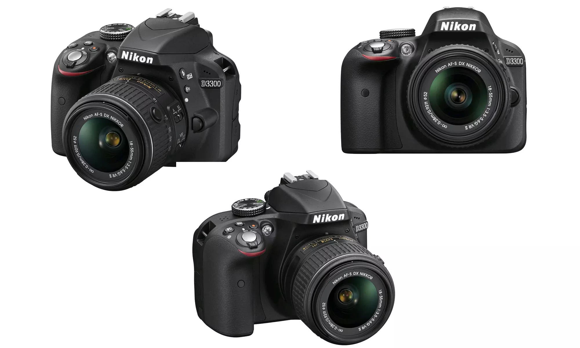 D3300 DSLR 24.2MP Camera with 18-55mm VR Lens - Primary Image