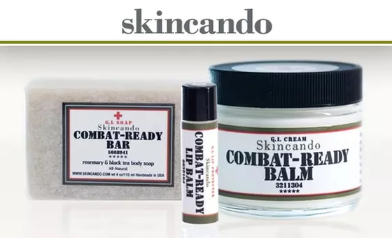 $28 for Combat-Ready Skin Balm, Lip Balm, and Body Bar from Skincando ($56 Value) - Primary Image