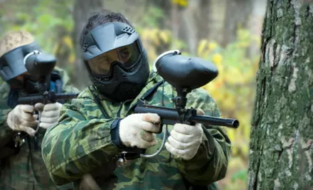 All-Day Paintball Session Including 500 Paintballs with or without Rental Gear at Route 40 Paintball Park in White Marsh - Primary Image